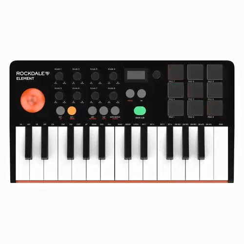 MIDI-клавиатура ROCKDALE Element Black черный
