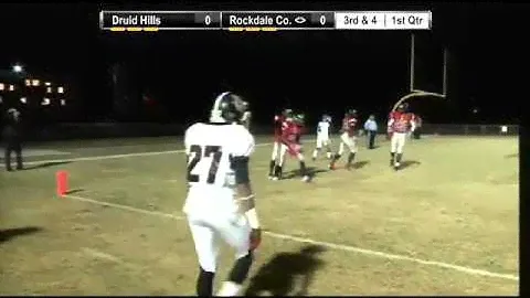 Rockdale's #8 Tajee Steele 9 yd TD