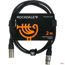 Микрофонный кабель XLR-XLR ROCKDALE MC001-2M (2 метра)